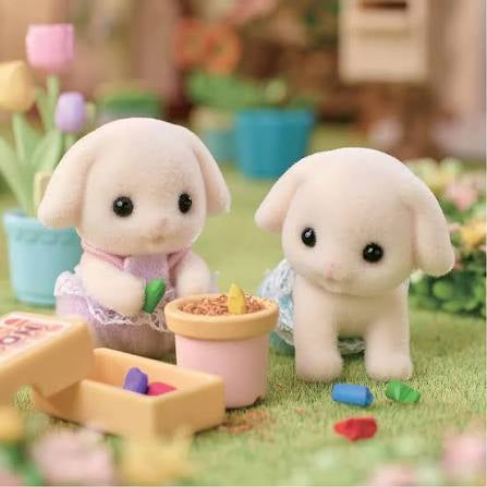 Sylvanian Families (Calico Critters) - Flora Rabbit Twins (S-4)