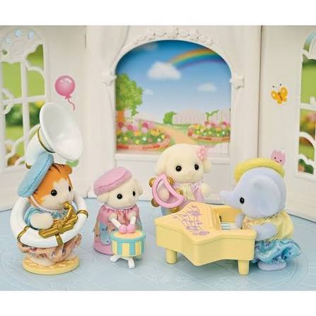 Sylvanian Families (Calico Critters) - Music Band Nursery Babies Set (S-4)