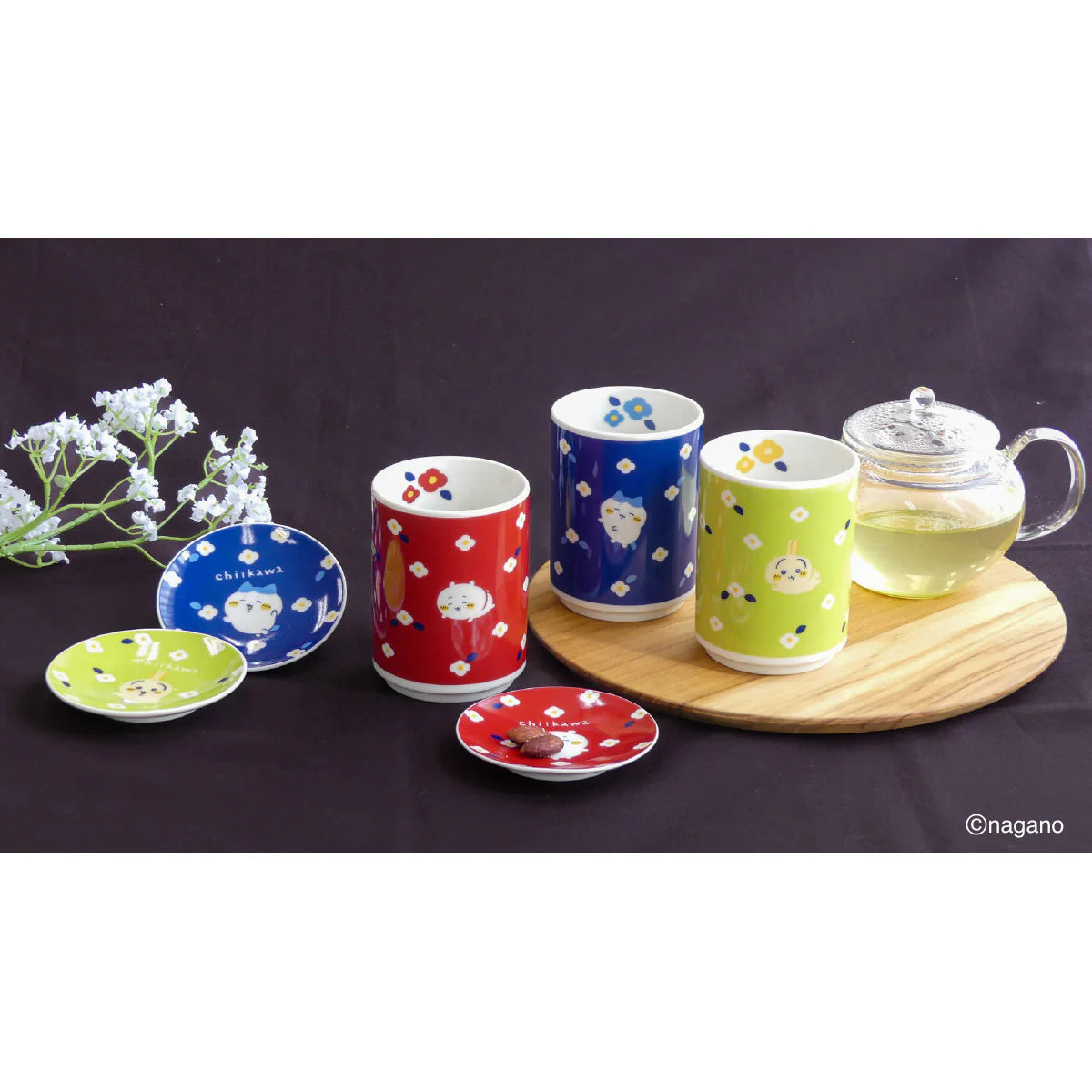 Chiikawa Flower Garden Small Plate (S-1)