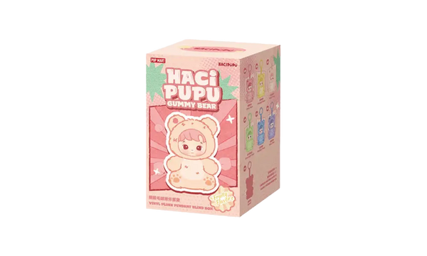 【POP MART】HACIPUPU GUMMY BEAR シークレット Pop Mart HACIPUPU Gummy Bear Series Plush Doll Single Blind