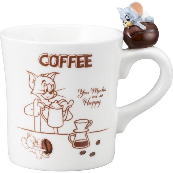 Looney Tunes Tom and Jerry Ceramic Mug - Coffee