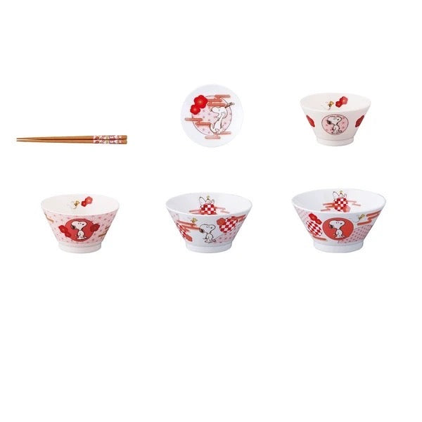 Snoopy Kissho Porcelain Series - Plum Red (S-1)