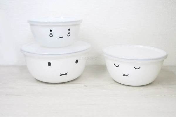 Miffy Enamel Mixing Bowls Set (A-2)