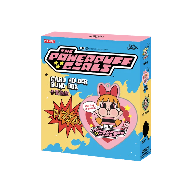 POP MART CRYBABY Powerpuff
Girls Series-Card Holder Blind Box (1 Single Blind Box)