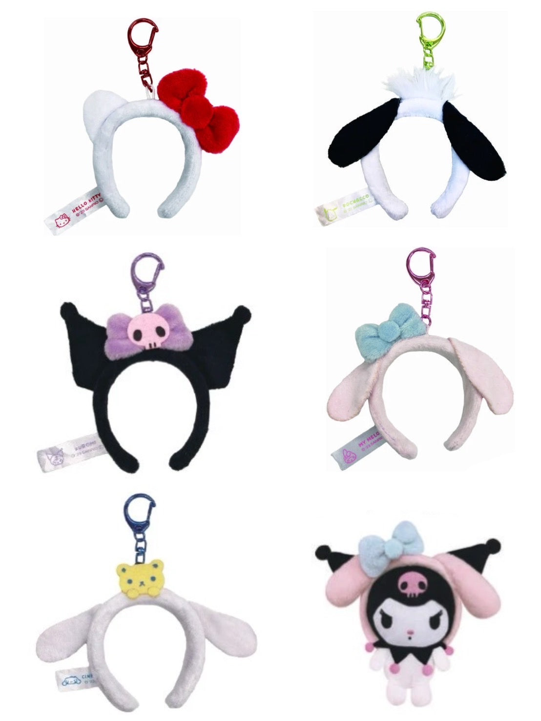 Sanrio Headband Keychain (C-2)