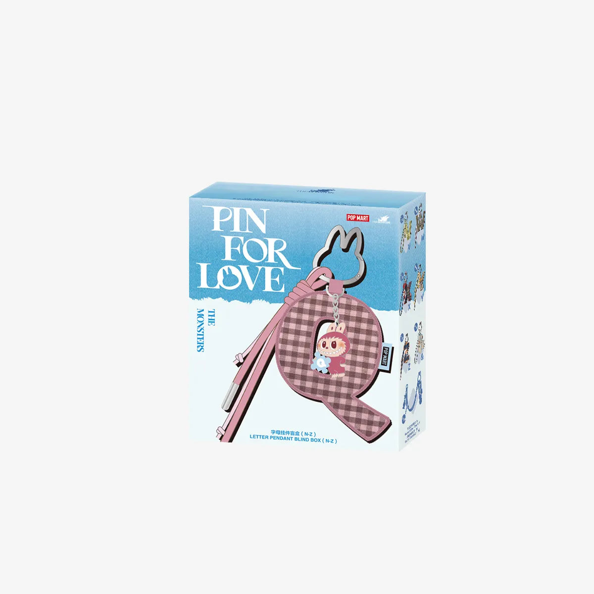 Pop Mart The Monsters Pin For Love Series - Letter Pendant Blind Box (N-Z) [Single Box]
