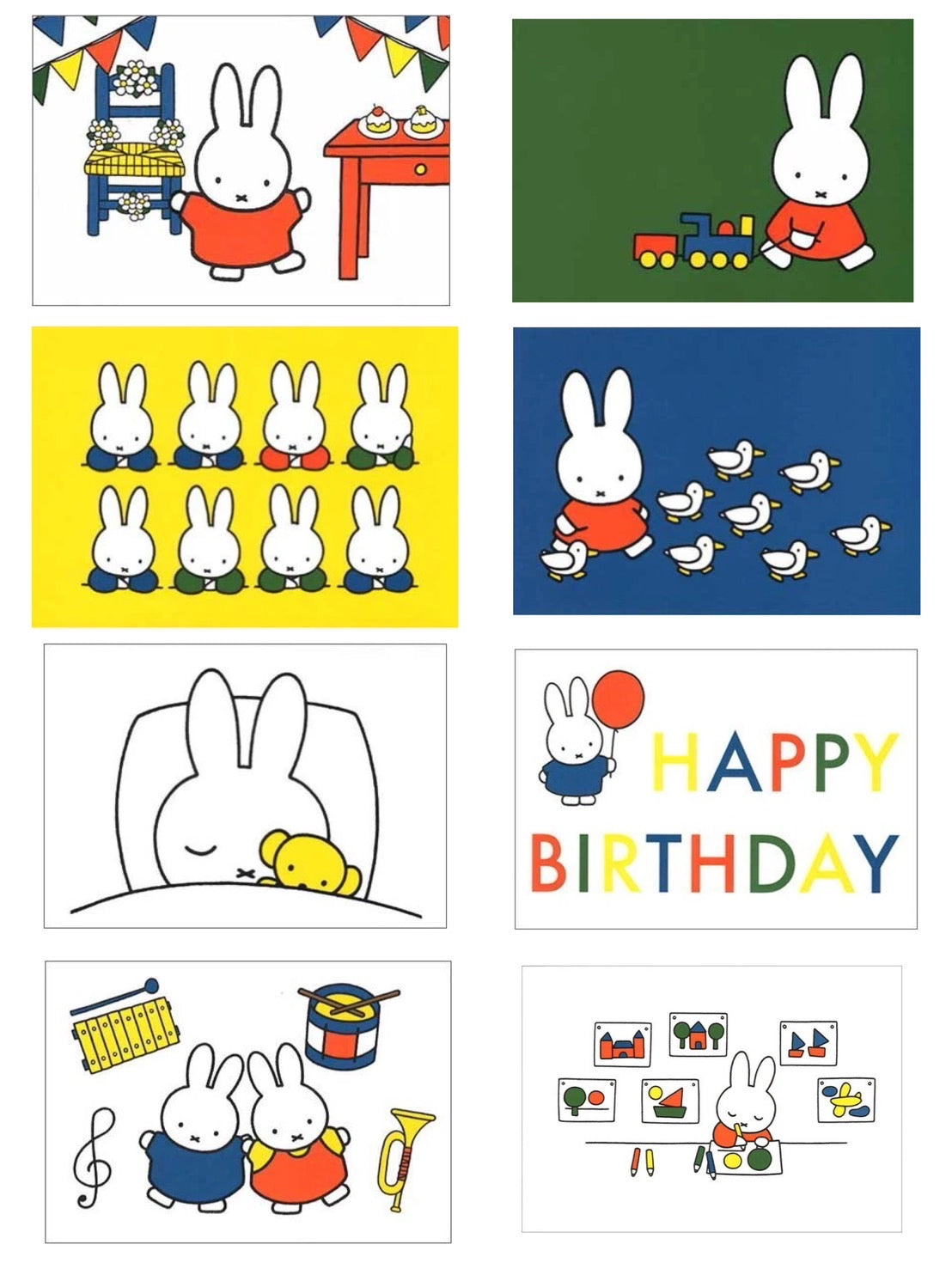 Miffy Post Card - Horizontal (C-5)