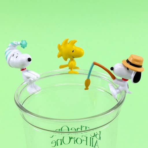 Peanuts Snoopy Cup Deco Charm Figure - Single Bag (S-1)
