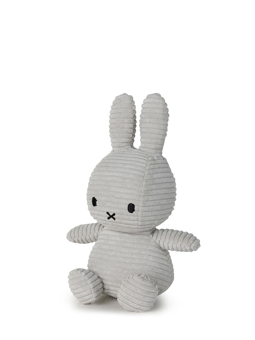 Bon Ton Toys Miffy Eco Corduroy 9” (23cm) SOFT GREY (C-1)
