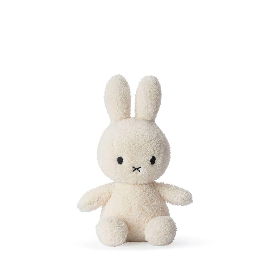 Miffy Bon Ton Toys Miffy Sitting Soft Terry Plush 9”(23cm) Cream (C-1)