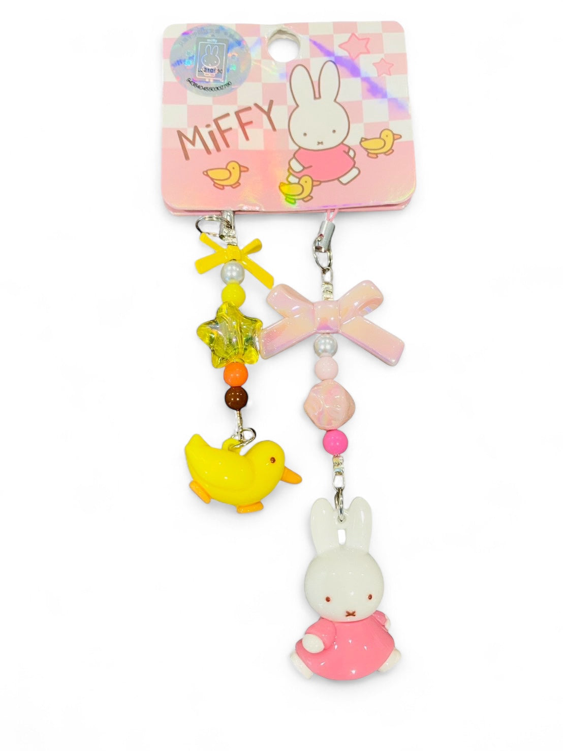 Miffy Beaded Keychain (C-2)