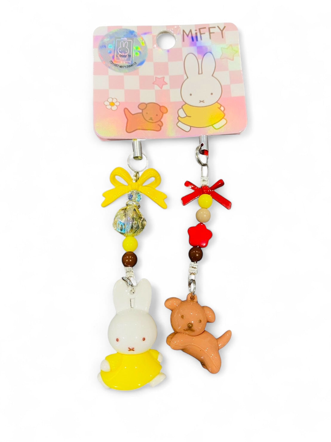 Miffy Beaded Keychain (C-2)