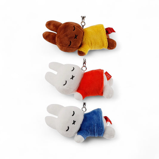 Miffy Sleeping Plush Keychain 5”(13cm) 3 Design (C-4)