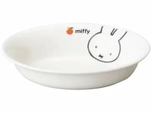 Miffy - Ceramic Rice bowl, Mug, Curry dish, Lenge, Ramen noodle bowl, Easy to scoop UD bowl M, Brion (Double handled soup cup (S-1)