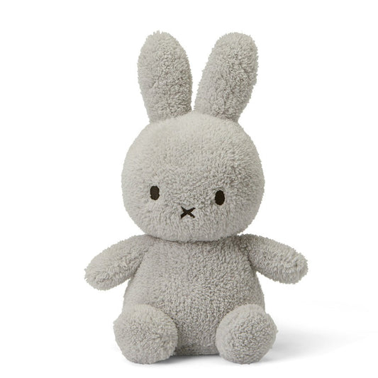 Miffy Bon Ton Toys Miffy Sitting Soft Terry Plush 9” (23cm) Light Gray (C-4)
