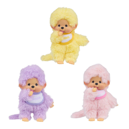 Monchhichi Colorful Assortment Plush Dolls 5” (One Doll) (C-3)