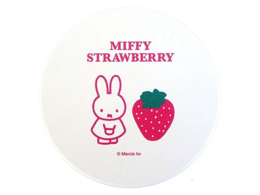 Miffy Strawberry Ceramic water-absorbing coaster